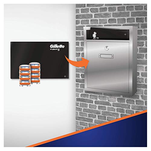 Gillette Fusion5 Maquinilla de Afeitar, paquete apto para el buzón de correos, 8 unidades