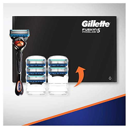 Gillette Fusion5 ProGlide Maquinilla de Afeitar + 6 Cuchillas de Recambio