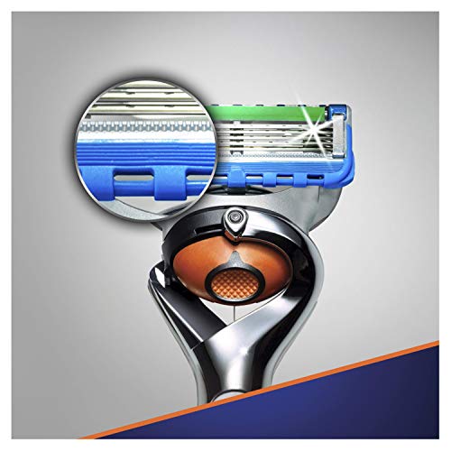 Gillette Fusion5 ProGlide - Maquinilla Power, con Tecnología FlexBall Que se Adapta a los Contornos