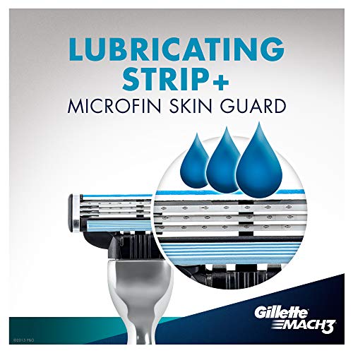 Gillette Mach3 - Cuchillas de recambios, 8 recambios