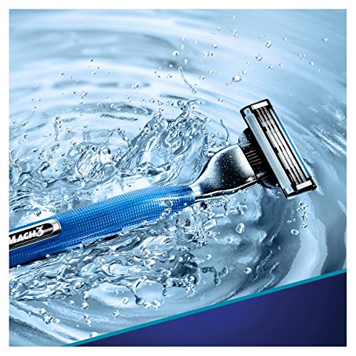 Gillette Mach3 Start Maquinilla + 2 Hojas, con mango Aqua-Grip para un control total incluso en mojado