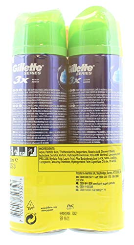 Gillette Series Shave Gel Piel Sensible, 400 ml