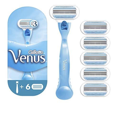 Gillette Venus Maquinilla de Afeitar para Mujer + 5 Cuchillas de Recambio