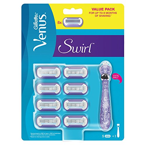 Gillette Venus Swirl - Pack de 6 cuchillas de afeitar