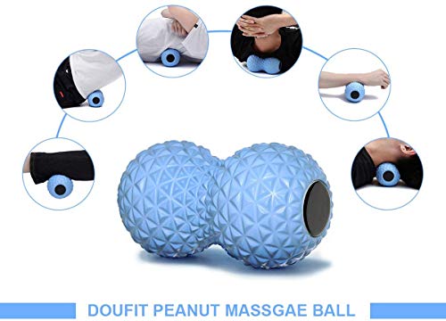 Gimnasio Masaje de maní Roller Ball Doble bola de lacrosse Masajeador de espuma de tejido profundo para relajación de manos, pies, espalda y músculos