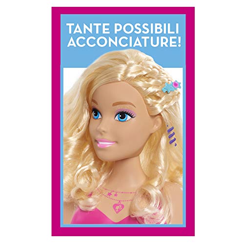 Giochi Preziosi- Barbie Busto Maquillaje-Peinados, Multicolor, Norme (BAR28000)