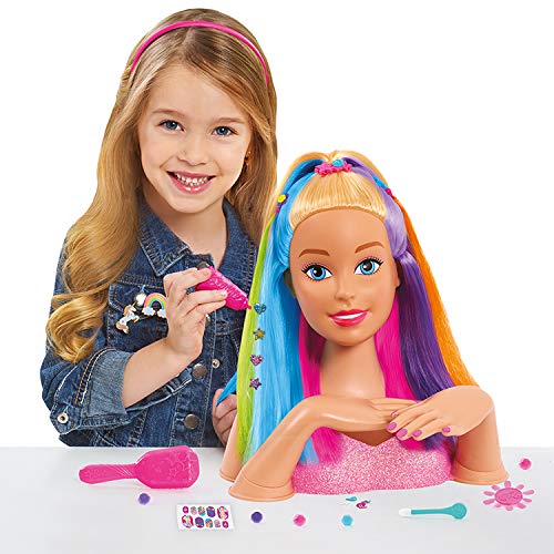 Giochi Preziosi Barbie-Rainbow Busto Deluxe, Multicolor (4)