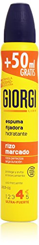 GIORGI LINE espuma fijadora rizo marcado ultra fuerte spray 210 ml