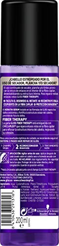 Gliss - Acondicionador Express Fiber Therapy - Sin Aclarado Para cabello Sobreprocesado (Plancha y/o Tinte) - 200 ml - Schwarzkopf