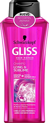 Gliss - Champú Long&Sublime - 400ml - Schwarzkopf : pack de 4 = 1600ml