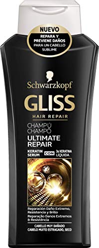 Gliss - Champú Ultimate Repair - Para Cabellos Muy Dañados - 650ml - Schwarzkopf