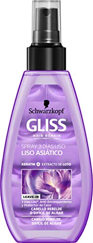 Gliss Spray 3 Días Liso Asiático & Protector de Calor de Schwarzkopf - 1 ud de 150ml