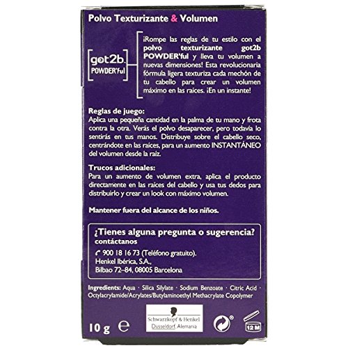GOT2B polvo texturizante y volumen caja 10 gr
