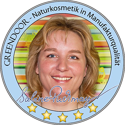 Greendoor peeling corporal Sal De Mar Scrub Rosa, peladura de sal marina sin Plástico & sin conservantes, 280g con Aceite de almendra, Body Scrub