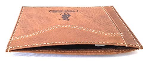 Greenwich Polo Club portadocumentos de Piel marrón Art. PG14W- 914-08B