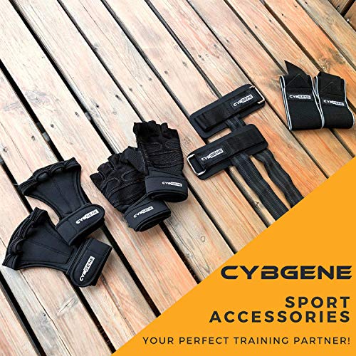 Guantes para ejercicio, con soporte de muñecas, para Crossfit, Levantamiento de pesas, Fitness gimnasio, Musculacion,Entrenamiento, Pull-up, Deporte, Levantamiento de poder, para hombre, mujer,CybGene