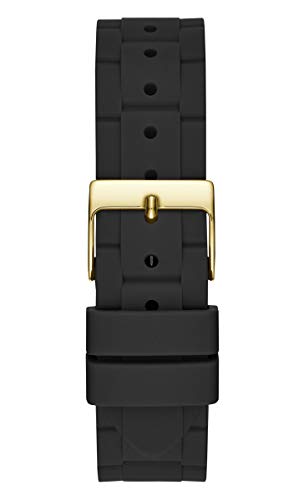 GUESS Valencia Quartz W1157L1 Stainless Steel Gold Silicone Strap Women's Watch