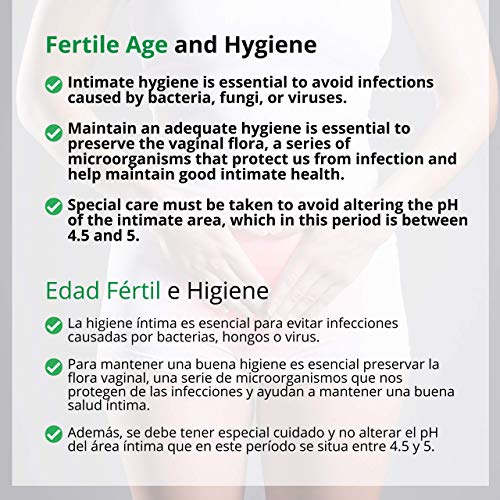 GYNEBAL Gel Higiene Intima Prebiotico 300 ml - Con Ph 4.5 Recomendado desde la Primera Menstruación hasta la Menopausia - Ayuda a Prevenir las infecciones Vaginales en la Edad Fertil - Farmaceutico