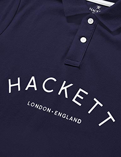 Hackett MR Classic B Polo, Azul (595Navy 595), 9/10 años para Niños