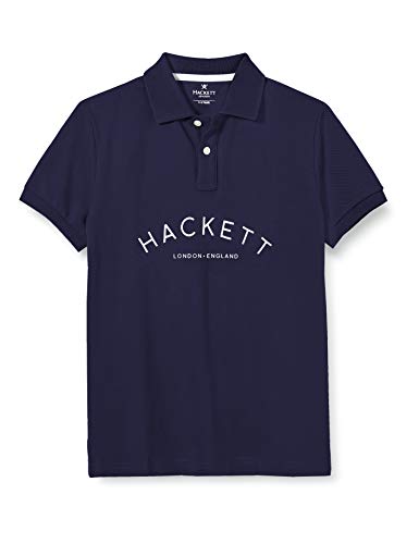 Hackett MR Classic B Polo, Azul (595Navy 595), 9/10 años para Niños