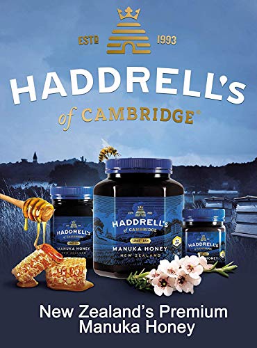 Haddrells of Cambridge Miel de Manuka | UMF 16+ MGO 572+ | Miel de manuka pura premium de Nueva Zelanda | 500g