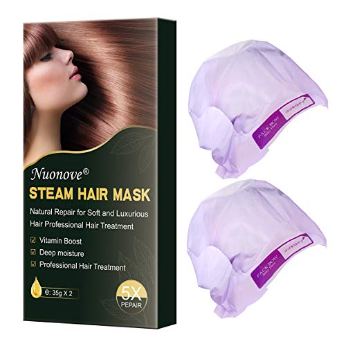 Hair Mask, Mascarilla Hidratante Cabello, Máscara para pelo, Cabello Mascarillas, mascara de cabello Profesional, Reparación Profunda reconstructor instantáneo para cabello dañado, 35gx2
