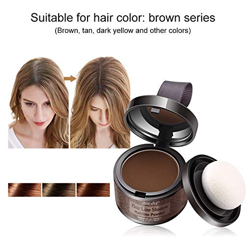 Hairline Shadow,Rayita en Polvo,Sombra pelo Hair Line,Espesante en polvo para hombres y mujeres，Polvo de línea de cabello modificado natural, Polvo de reparación de cabello de maquillaje de belleza