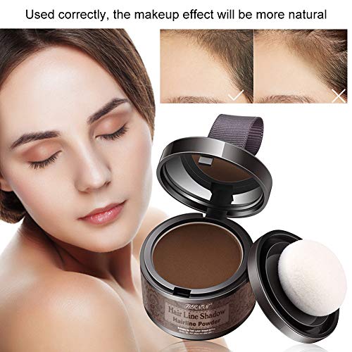 Hairline Shadow,Rayita en Polvo,Sombra pelo Hair Line,Espesante en polvo para hombres y mujeres，Polvo de línea de cabello modificado natural, Polvo de reparación de cabello de maquillaje de belleza