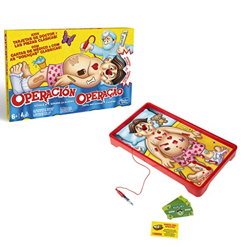 Hasbro Gaming B2176B09 Operación - Juego para niños, 6+ años