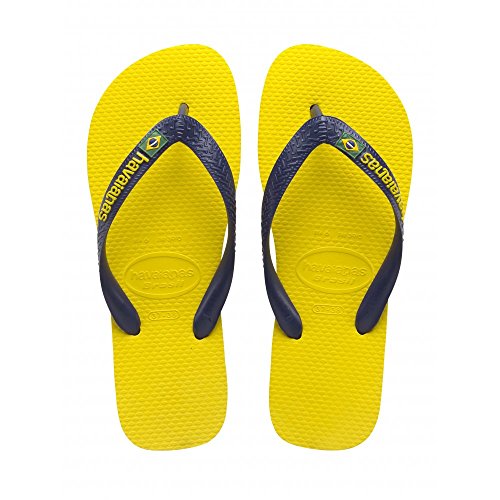 Havaianas Brasil Chanclas Unisex Adulto, Amarillo (Citrus Yellow), 39/40 EU