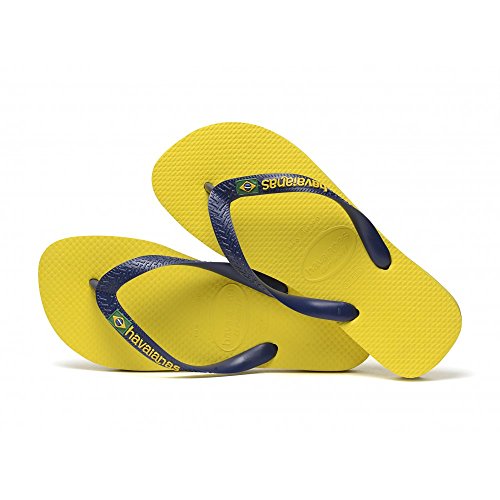 Havaianas Brasil Chanclas Unisex Adulto, Amarillo (Citrus Yellow), 39/40 EU
