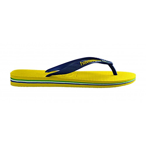 Havaianas Brasil Chanclas Unisex Adulto, Amarillo (Citrus Yellow), 39/40 EU