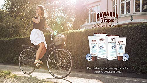 Hawaiian Tropic Sensitive Skin Face - Crema Solar para la Cara de Piel Sensible, SPF 50, 60ml