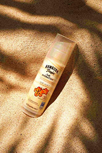 HAWAIIAN Tropic Silk Air Soft SPF 30 - Crema Solar Ultraligera con Lazos de Seda, 150 ml