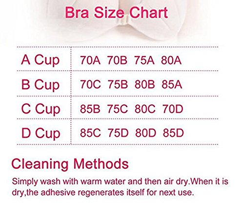 Hawiton Sujetador Adhesivo Push up Sujetadores Adhesivo Invisible Sin Espalda Sujetador Silicona