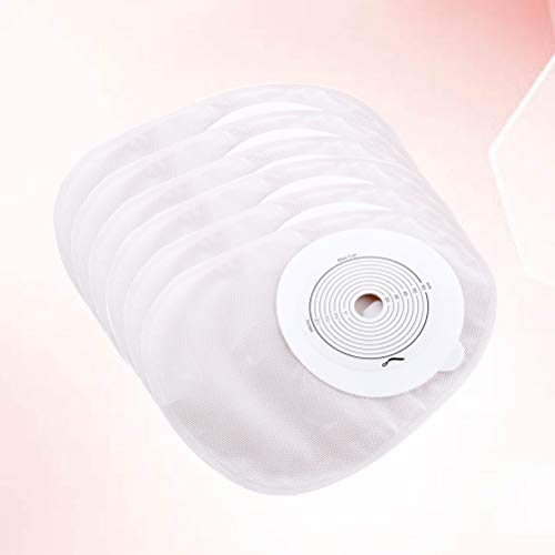 Healifty 10 bolsas desechables para escurrir con sistema de bloqueo para la piel, bolsas de colostomía cerradas