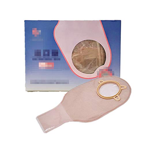 Healifty Bolsas de Colostomía Bolsas de Ostomía Desechables Bolsa de Urostomía con Tarjeta de Medida para El Cuidado Del Estoma de Ileostomía 10 Piezas