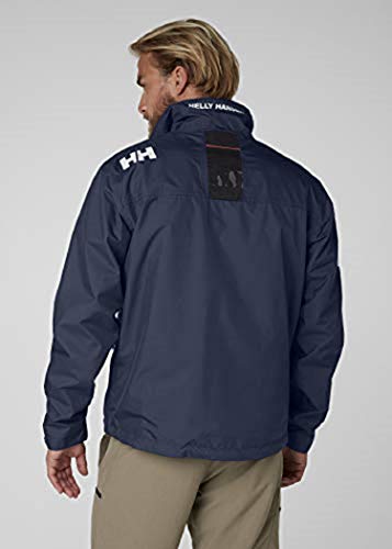 Helly Hansen Crew Midlayer Chaqueta deportiva impermeable, Hombre, Azul (Azul Navy 597), S