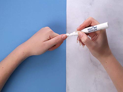 Herome bolígrafo para línea blanca manicura francesa (French Liner) con Mini Top Coat (4ml.) - 1pcs. - La manicura francesa perfecta está a su alcance!
