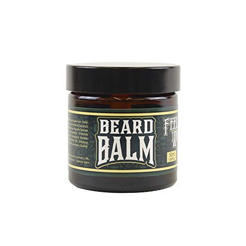 HEY JOE - Beard Balm Nº4 FEEL WOOD 50ml | Balsamo para barba 50ml con ARGÁN, JOJOBA, COCO y manteca de KARITÉ. Aroma a CEDRO Y ENEBRO