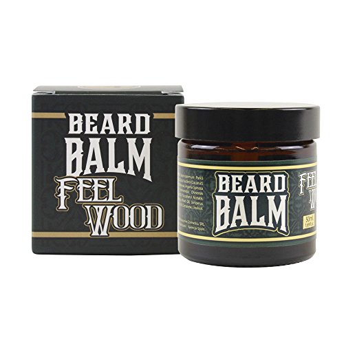 HEY JOE - Beard Balm Nº4 FEEL WOOD 50ml | Balsamo para barba 50ml con ARGÁN, JOJOBA, COCO y manteca de KARITÉ. Aroma a CEDRO Y ENEBRO