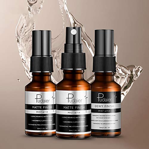 Hilai 1PC Ajuste de maquillaje Spray Spray de fijación y ajuste para maquillaje Illuminating Fixing Spray Utrwalacz do makijażu w sprayu rozświetlający (30ml Glossy)