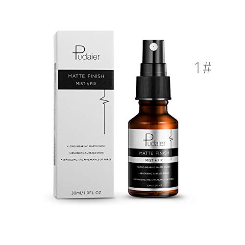 Hilai 1PC Ajuste de maquillaje Spray Spray de fijación y ajuste para maquillaje Illuminating Fixing Spray Utrwalacz do makijażu w sprayu rozświetlający (30ml Glossy)