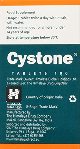 Himalaya Herbal Healthcare | Cystone 100 tablets | 1 x 100 tablet (ES)
