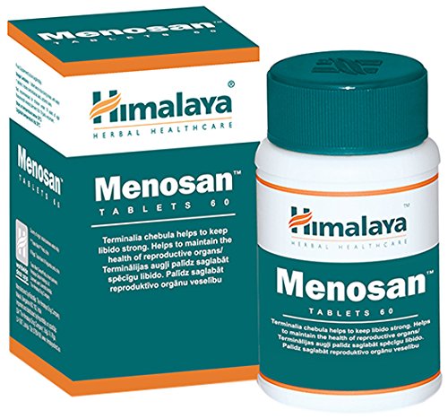 Himalaya Menosan, Alivia la incomodidad de la menopausia - Promueve el equilibrio hormonal general, 60 tabletas