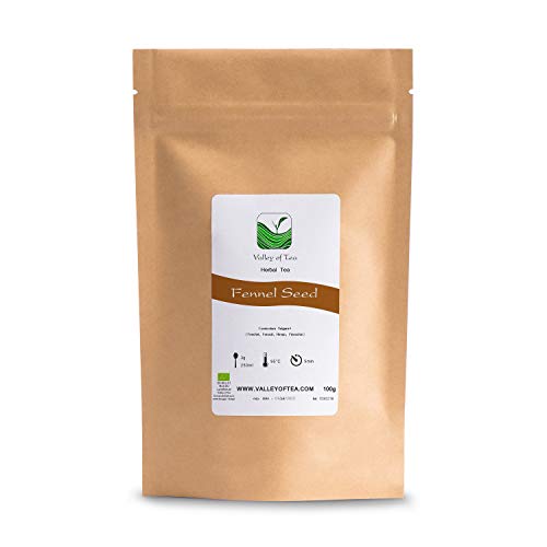 Hinojo orgánico semillas primera calidad - Calidad culinaria - Semillas de Foeniculum vulgare - Organic Fennel Seed 200g