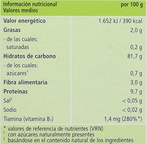 HiPP Biológico, Cereales para bebé (Sin Gluten) - 4 de 400 gr. (Total 1600 gr.)