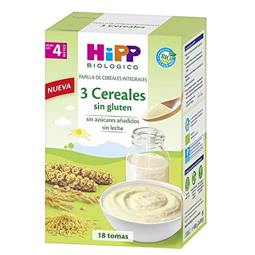 HIPP Cereales SIN Gluten 400GR, Negro, Estándar