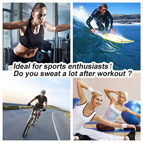 Hiveseen Funda de Asiento Coche Delanteros Universal, Toalla Microfibra 100% Impermeable, Antideslizante y Sudor Absorbente Súper, Lavable a máquina, Protectora Cubierta Silla Auto para Fitness(Negro)