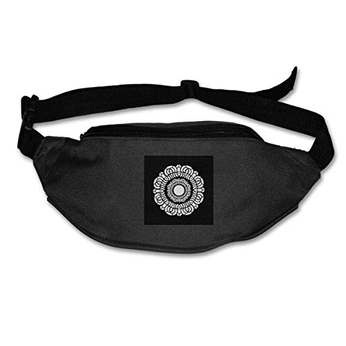 HKUTKUFGU Fanny Pack para Mujeres y Hombres Avatar Legend of Korra Blanco Lotus riñonera Bolsa de Viaje Bolsillo Cartera Bum Bag para Correr, Ciclismo, Senderismo, Entrenamiento